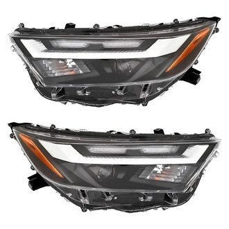Replacement - Driver and Passenger Side Headlight Set (Standard Line)