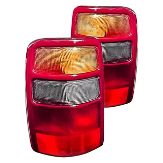Replacement - Driver and Passenger Side Tail Light Lens and Housing Set (Standard Line)