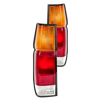 Replacement - Driver and Passenger Side Tail Light Lens and Housing Set (Standard Line)