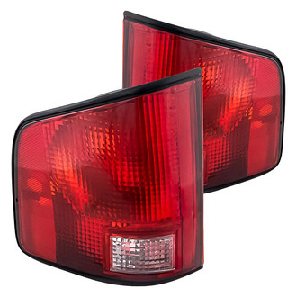 Replacement - Driver and Passenger Side Tail Light Lens and Housing Set (CAPA Certified)