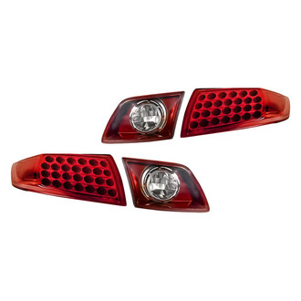 Replacement - Driver and Passenger Side Inner and Outer Tail Light Set (Standard Line)