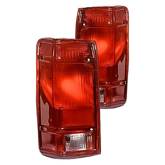 Replacement - Driver and Passenger Side Tail Light Lens and Housing Set (Standard Line)