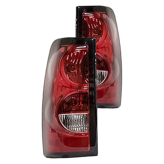 Replacement - Driver and Passenger Side Tail Light Lens and Housing Set (CAPA Certified)