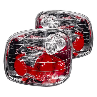 Replacement - Driver and Passenger Side Tail Light Lens and Housing Set (Standard Line)