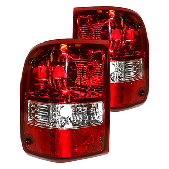 Replacement - Driver and Passenger Side Tail Light Lens and Housing Set (CAPA Certified)