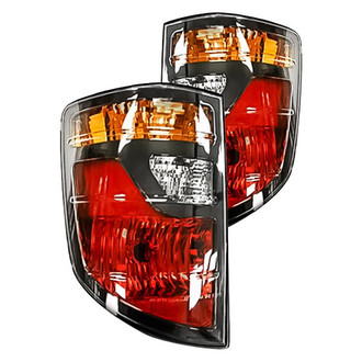 Replacement - Driver and Passenger Side Tail Light Lens and Housing Set (CAPA Certified)