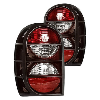 Replacement - Driver and Passenger Side Tail Light Lens and Housing Set (Standard Line)