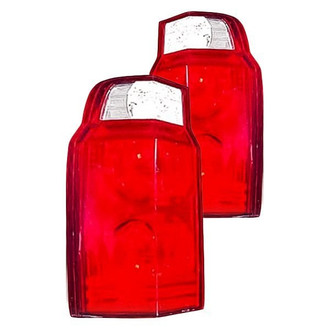 Replacement - Driver and Passenger Side Tail Light Lens and Housings (CAPA Certified)
