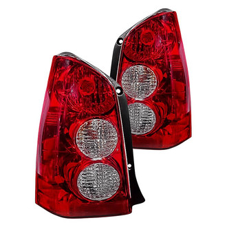 Replacement - Driver and Passenger Side Tail Light Lens and Housing Set (Standard Line)