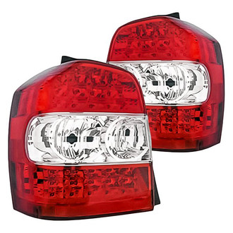 Replacement - Driver and Passenger Side Tail Light Lens and Housing Set (Standard Line)