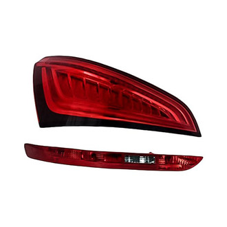 Replacement - Driver Side Driver and Passenger Side Lower and Upper Tail Light Set (CAPA Certified)