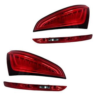 Replacement - Driver and Passenger Side Lower and Upper Tail Light Set (Standard Line)