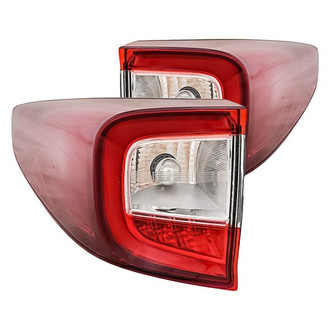 Replacement - Driver and Passenger Side Outer Tail Light Set (Standard Line)