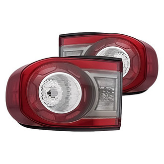 Replacement - Driver and Passenger Side Tail Light Lens and Housing Set (Standard Line)