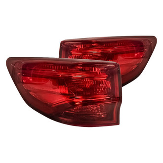 Replacement - Driver and Passenger Side Outer Tail Light Set (CAPA Certified)