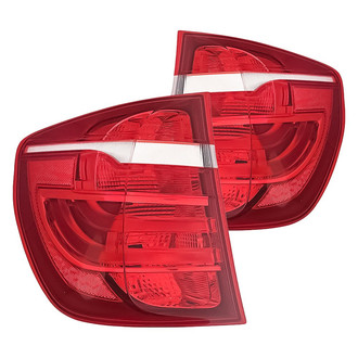 Replacement - Driver and Passenger Side Outer Tail Light Set (CAPA Certified)