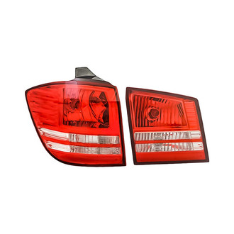 Replacement - Driver Side Driver and Passenger Side Inner and Outer Tail Light Set (CAPA Certified)