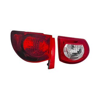 Replacement - Driver Side Driver and Passenger Side Inner and Outer Tail Light Set (Standard Line)