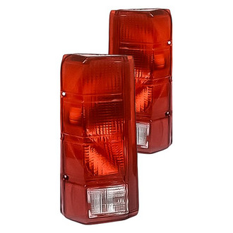 Replacement - Driver and Passenger Side Tail Light Lens and Housing Set (Standard Line)