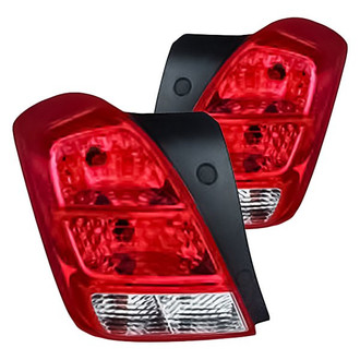 Replacement - Driver and Passenger Side Outer Tail Light Set (CAPA Certified)