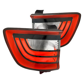 Replacement - Driver and Passenger Side Outer Tail Light Set (CAPA Certified)