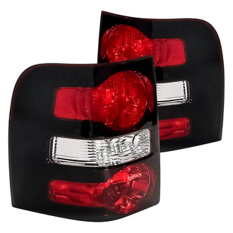 Replacement - Driver and Passenger Side Tail Light Lens and Housing Set (Standard Line)