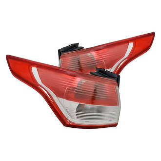 Replacement - Driver and Passenger Side Outer Tail Light Set (CAPA Certified)