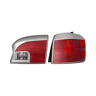 Replacement - Passenger Side Driver and Passenger Side Inner and Outer Tail Light Set (CAPA Certified)