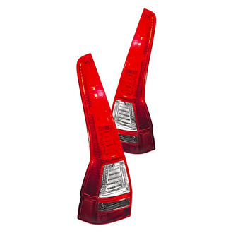 Replacement - Driver and Passenger Side Tail Light Lens and Housing Set (Standard Line)