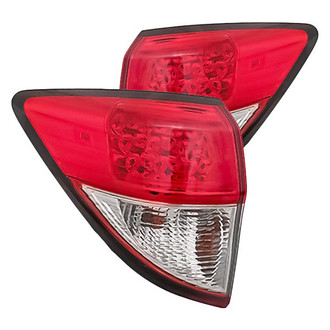 Replacement - Driver and Passenger Side Outer Tail Light Lens and Housing Set (CAPA Certified)