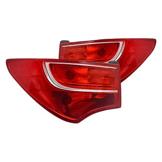 Replacement - Driver and Passenger Side Outer Tail Light Set (Standard Line)