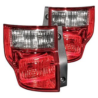 Replacement - Driver and Passenger Side Tail Light Lens and Housing Set (Standard Line)