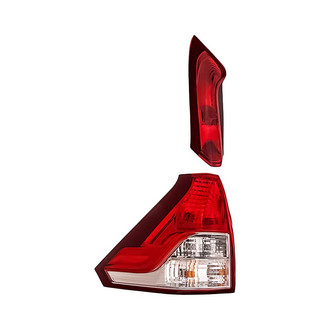 Replacement - Driver Side Driver and Passenger Side Lower and Upper Tail Light Set (CAPA Certified)