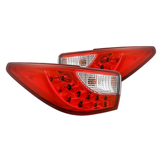 Replacement - Driver and Passenger Side Outer Tail Light Set (Standard Line)