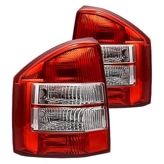 Replacement - Driver and Passenger Side Tail Light Lens and Housing Set (Standard Line)