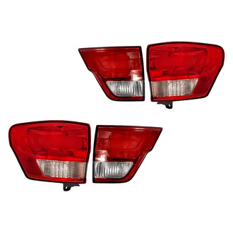 Replacement - Driver and Passenger Side Inner and Outer Tail Light Set (Standard Line)