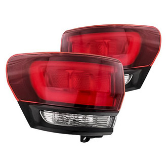 Replacement - Driver and Passenger Side Outer Tail Light Set (CAPA Certified)
