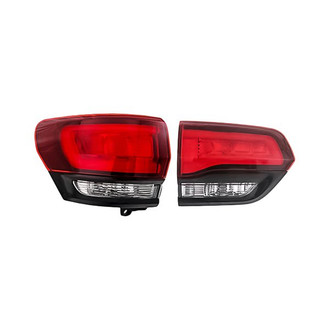 Replacement - Driver Side Driver and Passenger Side Inner and Outer Tail Light Set (CAPA Certified)