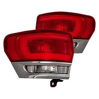 Replacement - Driver and Passenger Side Outer Tail Light Set (Standard Line)
