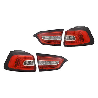 Replacement - Driver and Passenger Side Inner and Outer Tail Light Set (Standard Line)