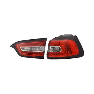 Replacement - Passenger Side Driver and Passenger Side Inner and Outer Tail Light Set (Standard Line)