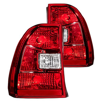 Replacement - Driver and Passenger Side Tail Light Lens and Housing Set (Standard Line)