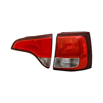 Replacement - Passenger Side Driver and Passenger Side Inner and Outer Tail Light Set (CAPA Certified)