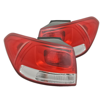 Replacement - Driver and Passenger Side Outer Tail Light Set (CAPA Certified)