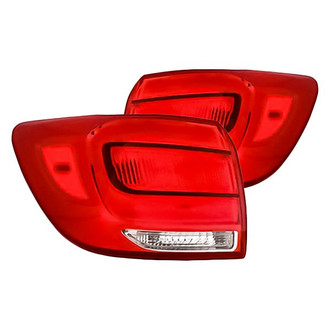 Replacement - Driver and Passenger Side Outer Tail Light Set (CAPA Certified)