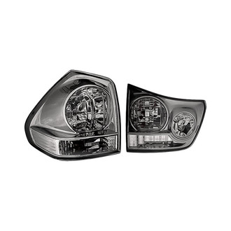 Replacement - Driver Side Driver and Passenger Side Inner and Outer Tail Light Set (Standard Line)