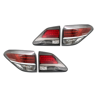 Replacement - Driver and Passenger Side Inner and Outer Tail Light Set (Standard Line)