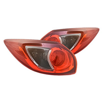 Replacement - Driver and Passenger Side Outer Tail Light Set (CAPA Certified)