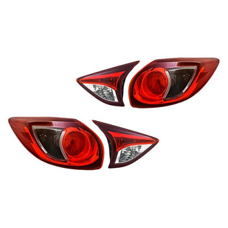 Replacement - Driver and Passenger Side Inner and Outer Tail Light Set (CAPA Certified)