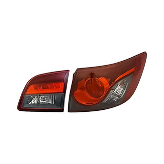 Replacement - Passenger Side Driver and Passenger Side Inner and Outer Tail Light Set (Standard Line)